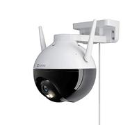 EZVIZ WiFi Cámara Bala de Vigilancia Exterior 1080p PTZ, IP Pan&Tilt Cámara de Seguridad con Visión Nocturna Colorida, IA Integrada con Defensa Activa Luz Estroboscópica, Compatible con Alexa, C8C