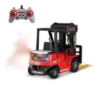 Ezweiji Bulldozer teledirigido, 9 Canales teledirigido Bulldozer Juguete de construcción 1:20 Totalmente Funcional RC Oruga con Luces y Efectos de Sonido (Carretilla elevadora de Control Remoto)