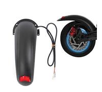 Ezweiji Guardabarros Scooter con Luz Trasera, Piezas De Repuesto De Guardabarros Trasero De 10 Pulgadas para Scooters Eléctricos M4