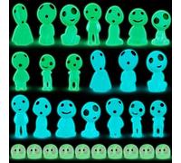 Ezydka 30 unidades de espíritus del bosque luminosos en miniatura con diseño de elfos, miniatura, figuras de elfos de árbol, decoración de jardín, para el hogar, jardín, micro paisaje, decoración de