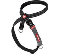 EzyDog Arnés Antitirones para Perros - Pequeños, Medianos y Grandes, Accesorios de Entrenamiento, Reflectante, Tamaño Ajustable (S, Negro)