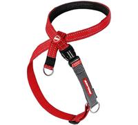 EzyDog Arnes Antitirones Perro - Cross Check Arnes Adiestramiento, Acolchado, Reflectante - Arnes Entrenamiento para Perros Pequeños, Medianos y Grandes (L,Rojo)