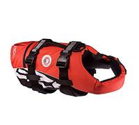 EzyDog Chaleco Salvavidas para Perros - DFD - Ideal para Natación y para que tu Cachorro esté Seguro en el Agua, Perros Seguridad Natación Ropa (L, Rojo)