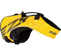 EzyDog Chaleco Salvavidas para Perros - DFD X2 Boost - Alta Flotabilidad, Diseño Aerodinámico, Asa de Rescate, Reflectante, Ideal para Natación (S, Amarillo)