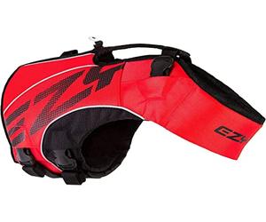 EzyDog Chaleco Salvavidas para Perros - DFD X2 Boost - Alta Flotabilidad, Diseño Aerodinámico, Asa de Rescate, Reflectante, Ideal para Natación (XS, Rojo)