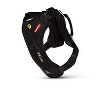 EzyDog Arnes Coche Perro Homologado - Cinturón De Seguridad para Perros - Mascotas Perros Accesorios, Multifunción, Ajustable (S, Negro)