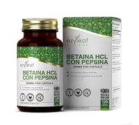 Ezyleaf Betaine HCL con Pepsina 680mg | 120 Cápsulas Veganas | Clorhidrato de Betaína con Pepsina | Suplementos de Enzimas Digestivas | Sin Ingredientes Artificiales | Certificado ISO, sin Gluten