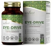 Ezyleaf Suplemento para los Ojos | Vitaminas de Azafrán, Luteína y Zeaxantina con Arándano, EyeBright, Betacaroteno Natural y Bayas de Goji | 60 Cápsulas de Eye-Drive - Vitamina C, E & A | Sin OGM