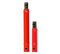Ezyroller Classic X - Barras de extensión para patinete (3 años, 110 + 197 mm), color rojo