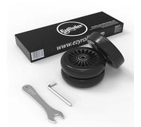 Ezyroller Mini carrete de repuesto para rueda de PU con herramientas de repuesto para vehículos infantiles, triciclos, para exteriores, vehículo funfuno, color negro