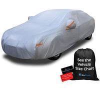 EzyShade Funda de Coche de 10 Capas, Impermeable, protección para Todo Tipo de Clima. Cubiertas Exteriores Completas para automóviles - Sedán, Hatch, SUV. Tamaño A6 (Ver Tabla de Tallas)