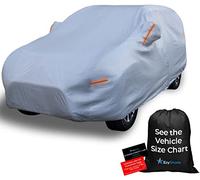 EzyShade Funda para Coche de 10 Capas, Impermeable, para Cualquier condición meteorológica, Consulta la Tabla de Tallas para un Ajuste Exacto. Cubiertas Exteriores Completas para Coche, SUV, Lona