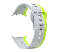 EZZON Bandas transpirables compatibles con Galaxy Watch 7 Ultra Band 47 mm Correa deportiva de silicona para Galaxy Watch Ultra Hombres Mujeres Correas de reloj(Gray Green)