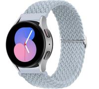 EZZON Correa de nailon para Samsung Galaxy Watch 7, 6, 5, 4, 40mm, 44mm, 6Classic, 43/47mm, 20mm, 22mm, banda trenzada Solo Loop para Huawei Watch 3 4Pro(Light blue,20mm)