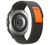 EZZON Correa de nailon para Samsung Galaxy Watch Ultra 47mm, pulsera deportiva sin huecos, Correa de reloj para Samsung Watch Ultra band Correa(Black grey)