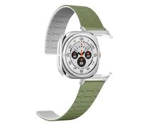 EZZON Correa de silicona No Galaxy para Samsung Galaxy Watch Ultra, pulsera magnética deportiva de 47mm para Galaxy Watch 7Ultra(GrHS)