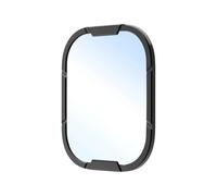 EZZON Marco de cristal de Metal de acero inoxidable para Apple Watch Ultra 1, 2, 49mm, Protector de carcasa de marco de parachoques para iWatch Series SE 9 Ultra2(Black)