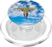 F-111 Aardvark Fighter Jet Vista Superior Aviones Militares PopSockets PopGrip para MagSafe