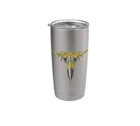 F-111 Aardvark Fighter Jet Vista Superior Aviones Militares Vaso térmico de acero inoxidable de doble pared