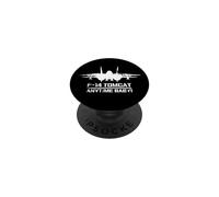 F-14 Tomcat Military Fighter Jet Anytime Baby PopSockets PopGrip Adhesivo