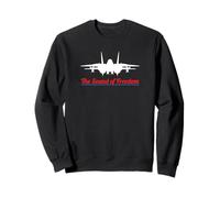 F-14 Tomcat Military Fighter Jet Noise Sound ofFreedom Art Sudadera