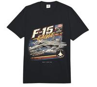 F-15 Eagle Vintage/Retro Diseño Coleccionable Comfort Colors Adult Heavyweight T-Shirt