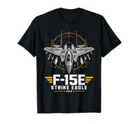 F-15e Strike Eagle USA Fighter Jet Front View Camiseta