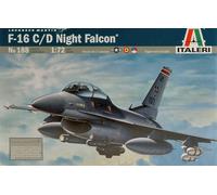 F-16 C/D NOCHE HALCÓN Cazador Kit De Plástico 1:72 Modelo ITALERI