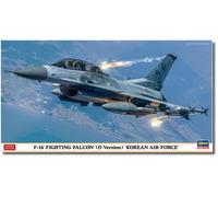 F-16 D Fighting Falcon Korean Air Force 1:48 Plástico Modelo Kit Hasegawa