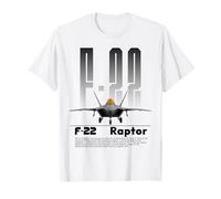 F-22 Raptor Stealth Fighter Jet Aviación USAF Aviación Camiseta