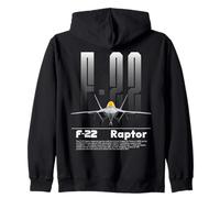 F-22 Raptor Stealth Fighter Jet Aviación USAF Aviación Sudadera con Capucha
