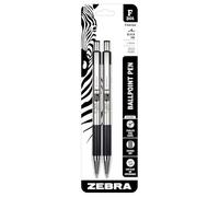 F-301 Stainless Steel Ballpoint Pen 1.6mm 2/Pkg-Black