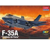 F-35A Seven Nation Af Fighter 1:72 Plástico Modelo Kit Academy