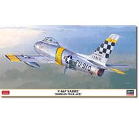F-86f Sabre , Korean War Ace 1:48 Plástico Modelo Kit Hasegawa
