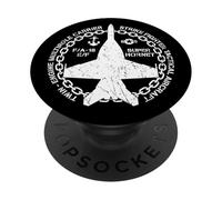 F/A-18E F/A-18F Super Hornet Naval Strike Avión de Combate PopSockets PopGrip Adhesivo
