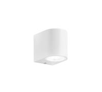 F.A.N. Europe Aplique para exterior ONE, blanca, altura 8 cm, metal, IP54