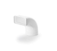 F-bion Adaptador Codo 90° Elemento de Conexión 125 Blanco