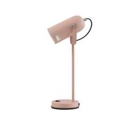 F BRIGHT Lámpara de Mesa Moderna, flexo de escritorio con tulipa orientable (Rosa)