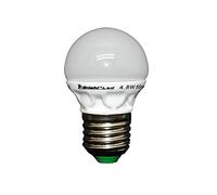 F-Bright Led Bombilla Lámpara LED ESFERICA E27 3000K 5.2W 5.2W 1 unidad