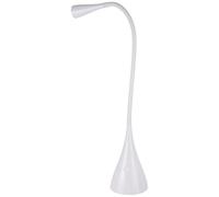 F-Bright Led - Flexo led táctil 3 posiciones luz blanca 6500k 3W metal, blanco