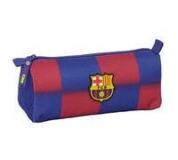 F.C. BARCELONA 1ª EQUIPACIÓN 25/26 - Portatodo con cremallera y compartimiento, Estuche Infantil, Estuche Niño, Ideal para Niños en Edad Escolar, Cómodo y Versátil, Calidad y Resistencia, 21x7x8 cm