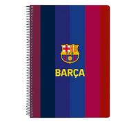 F.C. BARCELONA 1ª EQUIPACIÓN 26/27 - Cuaderno, Libreta Cuarto 80 hojas, Tapas Duras, 1Diseño, Ideal para Niños de Diferentes Edades, Cómodo y Versátil, Calidad y Resistencia, 15.5xx22 cm