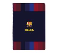 F.C. BARCELONA 1ª EQUIPACIÓN 26/27 - Cuaderno, Libreta Folio 80 hojas Tapas Duras 1Diseño, Ideal para Niños de Diferentes Edades, Cómodo y Versátil, Calidad y Resistencia, 21.5x1x31 cm