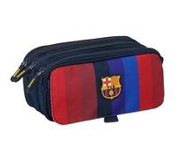 F.C. BARCELONA 1ª EQUIPACIÓN 26/27 - Portatodo Triple Big, Estuche Infantil, Estuche Niño, Ideal para Niños en Edad Escolar, Cómodo y Versátil, Calidad y Resistencia, 21.5x8x10 cm