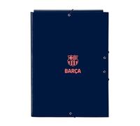 F.C.BARCELONA 2ª EQUIPACIÓN - Carpeta Folio con 3 Solapas, Ideal para Niños de Diferentes Edades, Cómoda y Versátil, Calidad y Resistencia, 26x36.5 cm