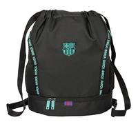 F.C. BARCELONA 3ª EQUIPACIÓN - Mochila Saco, Mochila, Ideal para Niños de Diferentes Edades, Cómoda y Versátil, Calidad y Resistencia, 34x15x43 cm, Color Negro