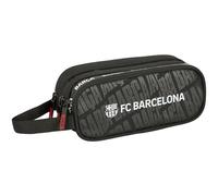 F. C. BARCELONA - Estuche Triple Cremallera, Estuche Infantil, Niño, Ideal para Niños de 5 a 14 Años, Cómodo y Versátil, Calidad y Resistencia, 21x7x8.5 cm