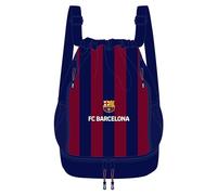 F.C. BARCELONA - Mochila Saco, Mochila, Ideal para Niños de Diferentes Edades, Cómoda y Versátil, Calidad y Resistencia, 34x15x43 cm, Color Azul marino/granate
