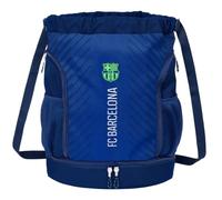 Safta Mochila saco F.C. Barcelona Navy Blue, ideal para niños, cómoda y resistente 34x15x43 cm