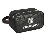 Safta Neceser de Viaje F.C. BARCELONA Black 2026, 26 cm, doble y adaptable a carro